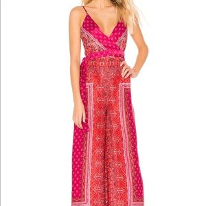 NWT Free People Cabbage Rose Jumpsuit